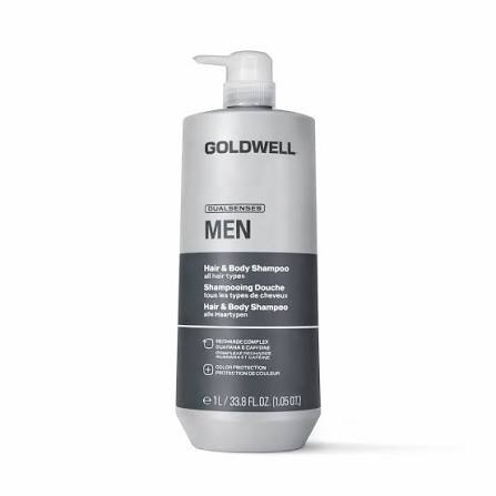 Goldwell Mens HAIR AND BODY SHAMPOO 1L